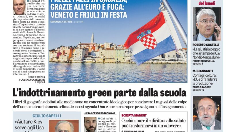 Oggi in edicola