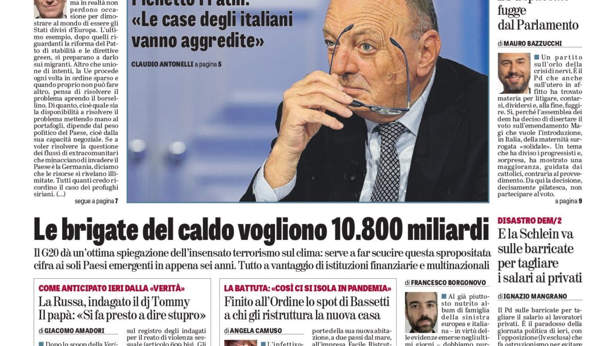 Oggi in edicola