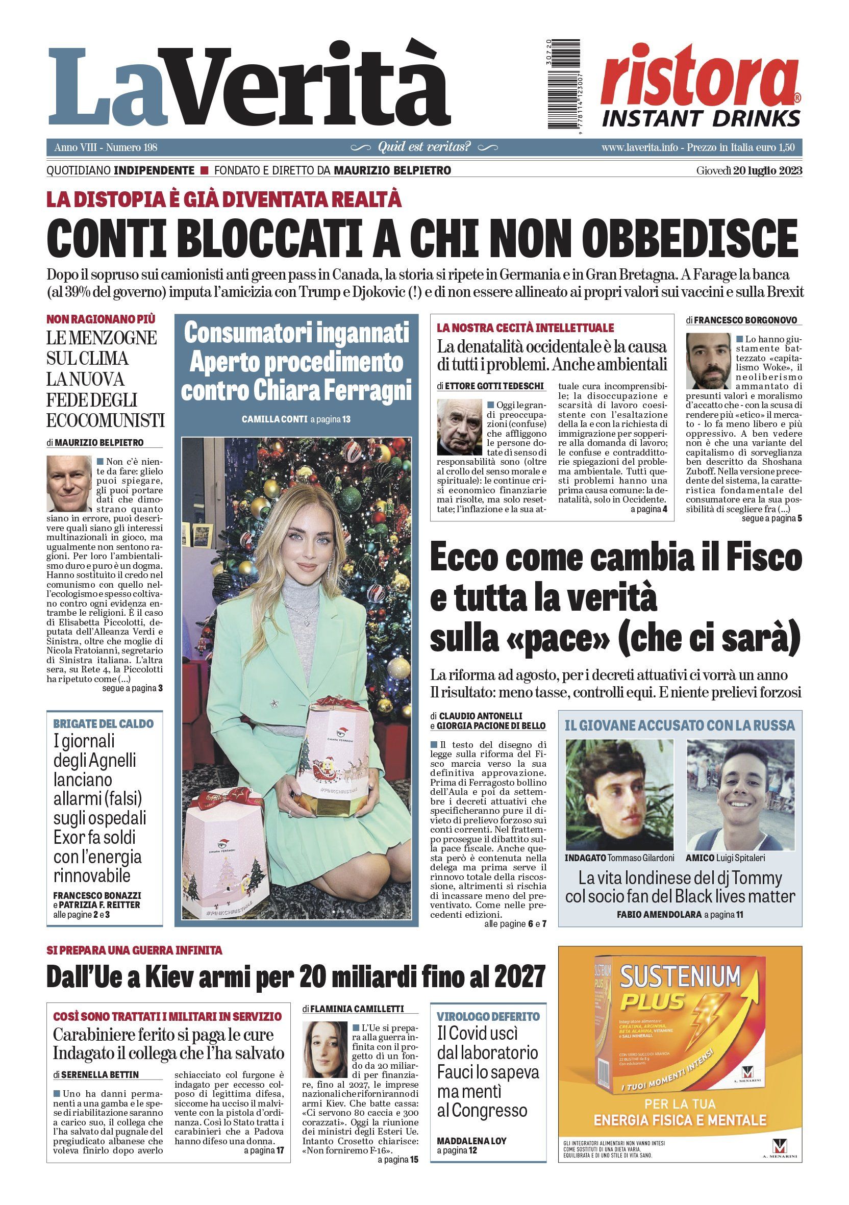 Oggi in edicola