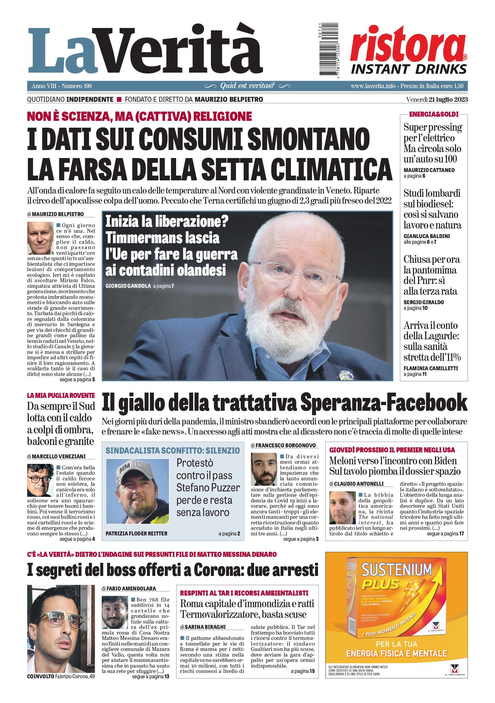 Oggi in edicola
