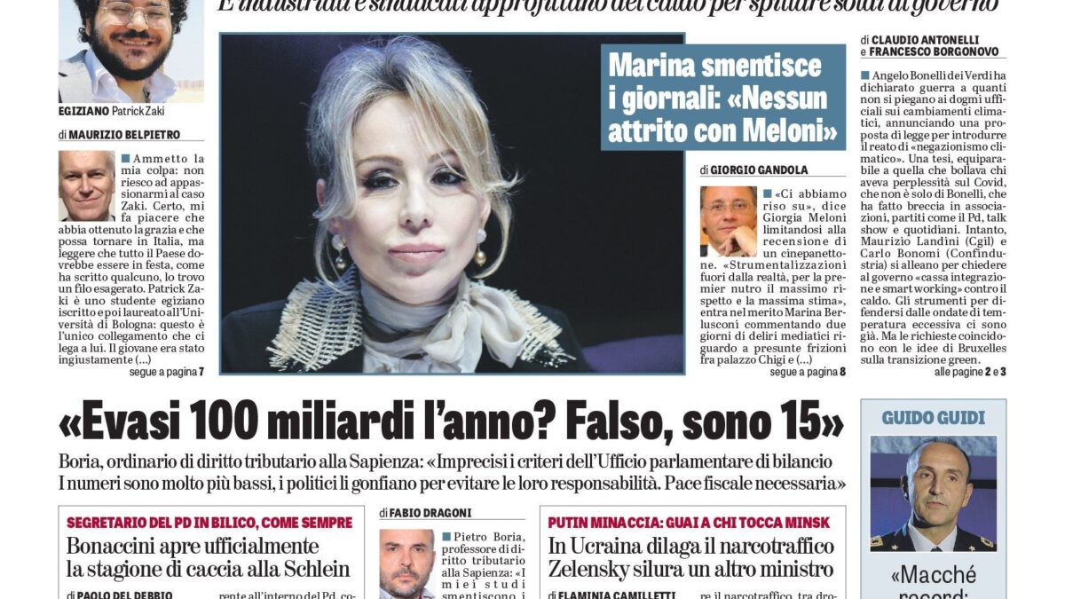 Oggi in edicola