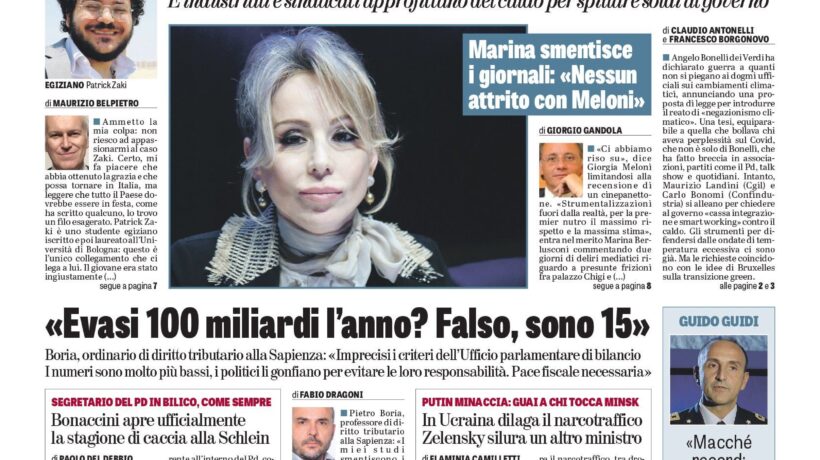 Oggi in edicola