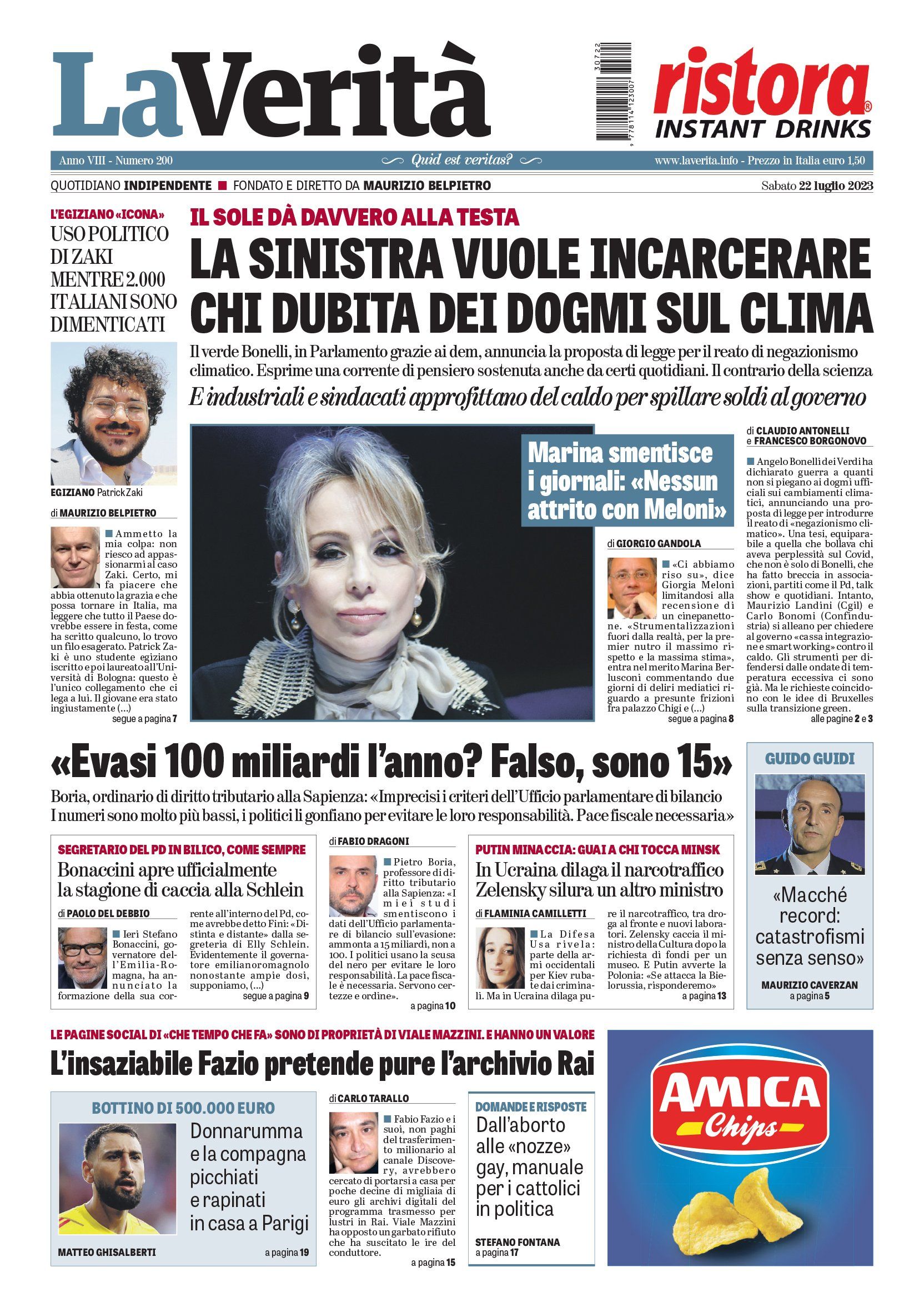 Oggi in edicola