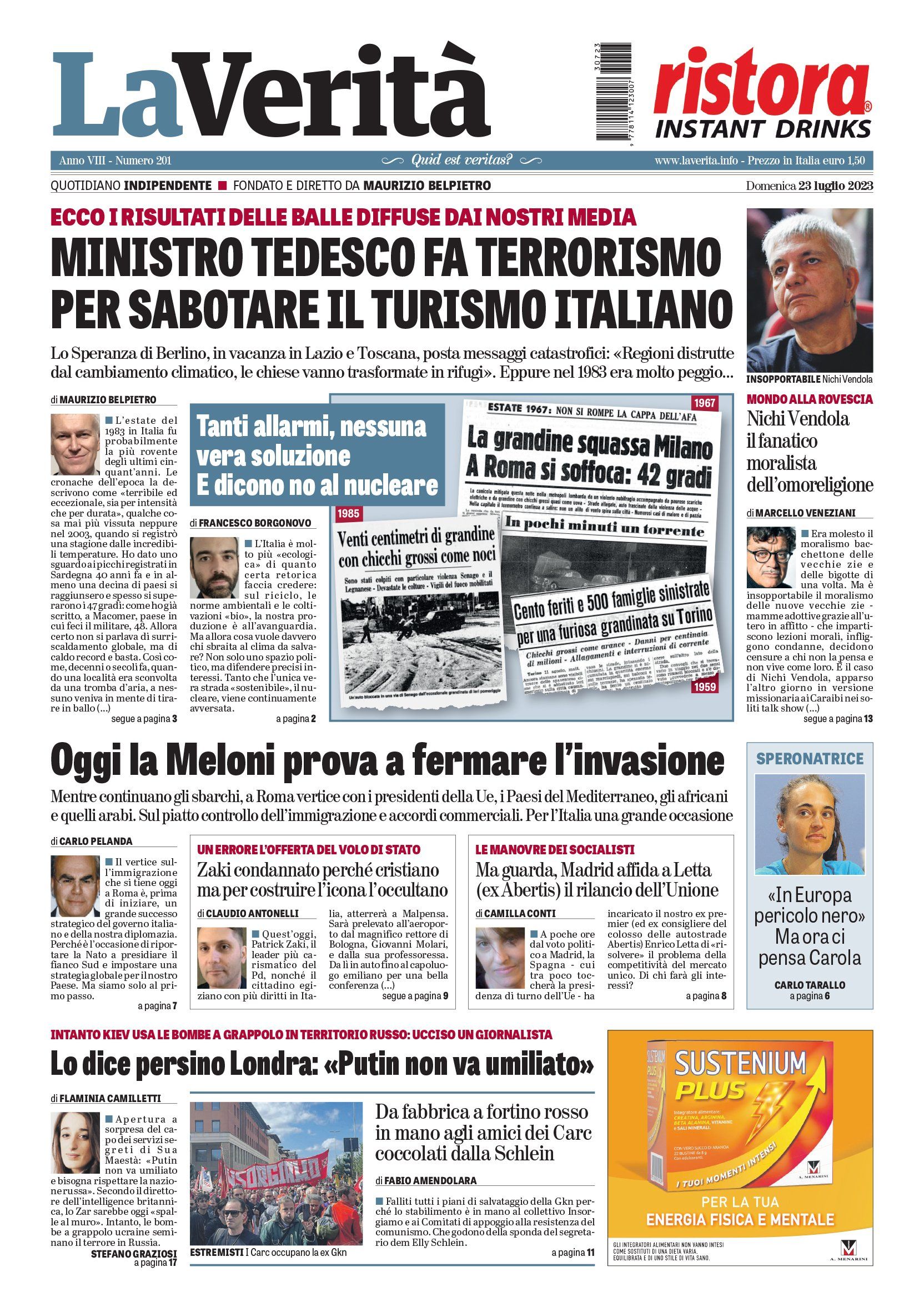 Oggi in edicola