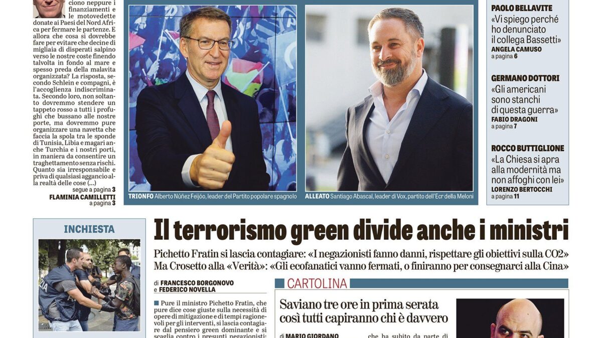 Oggi in edicola