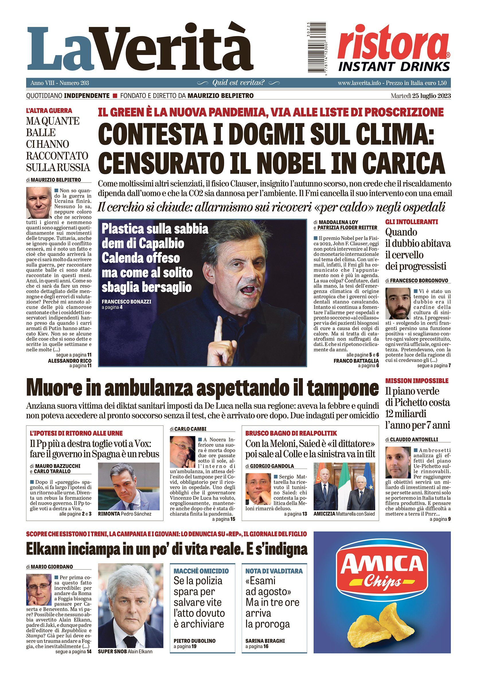 Oggi in edicola