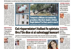 Oggi in edicola