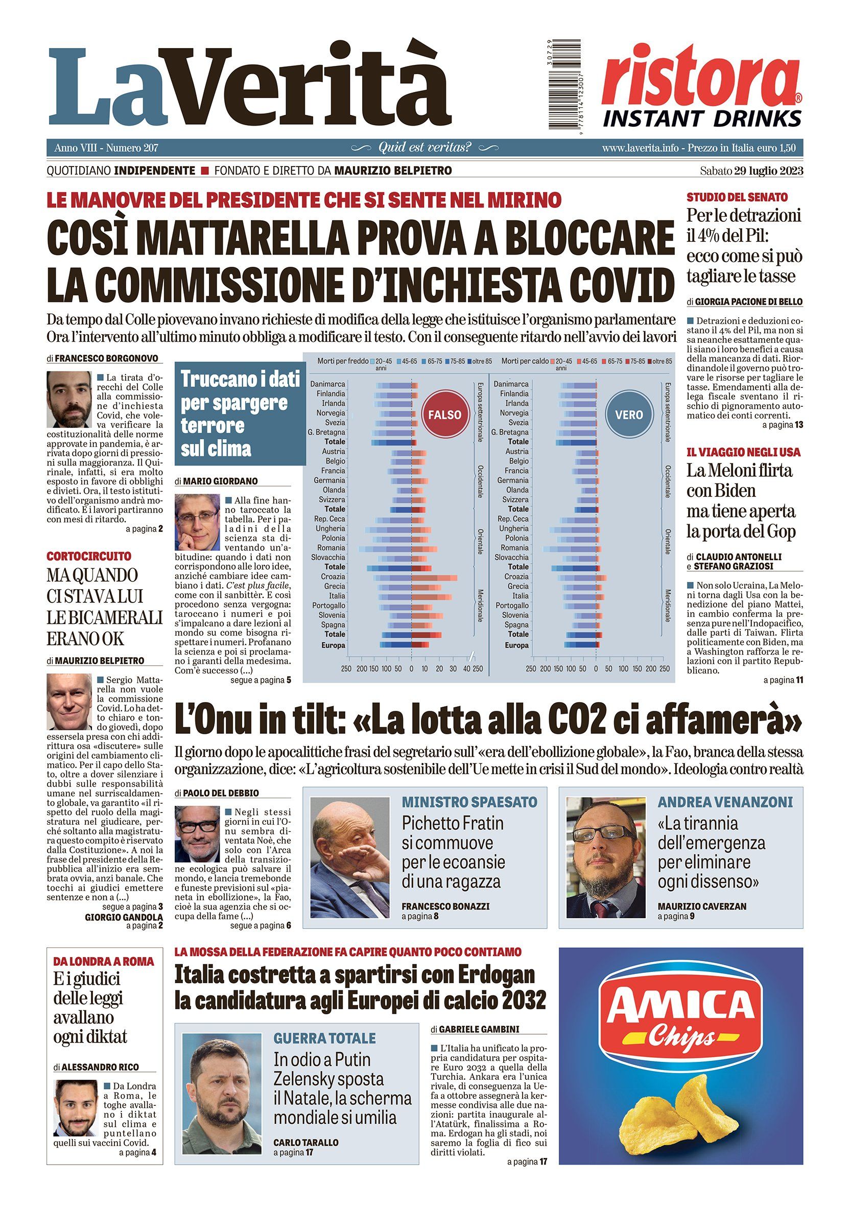 Oggi in edicola
