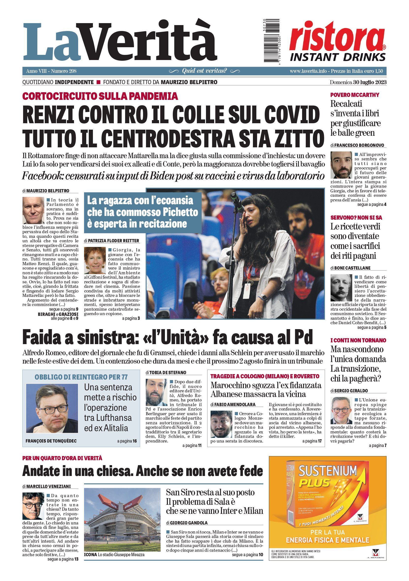Oggi in edicola