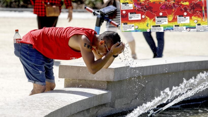 Le nuove cartine del terrore: a 20 gradi è già rosso fuoco e dove è inverno si usa il giallo