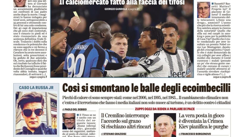 Oggi in edicola