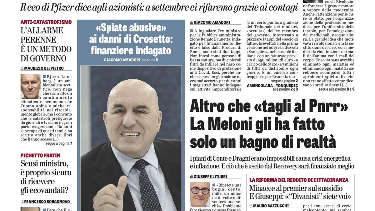 Oggi in edicola