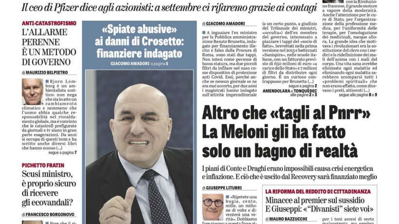 Oggi in edicola