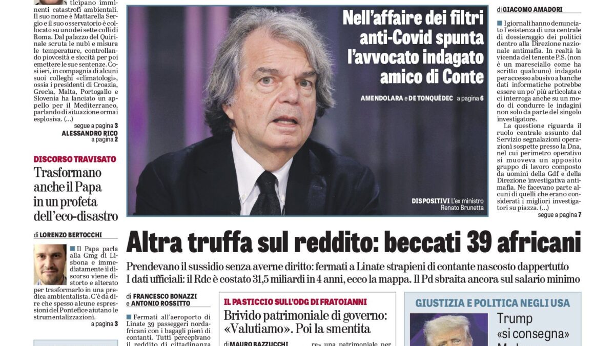 Oggi in edicola