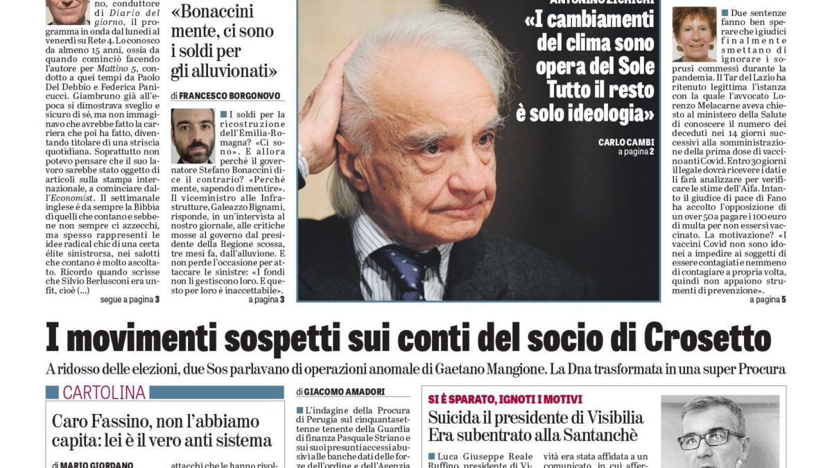 Oggi in edicola