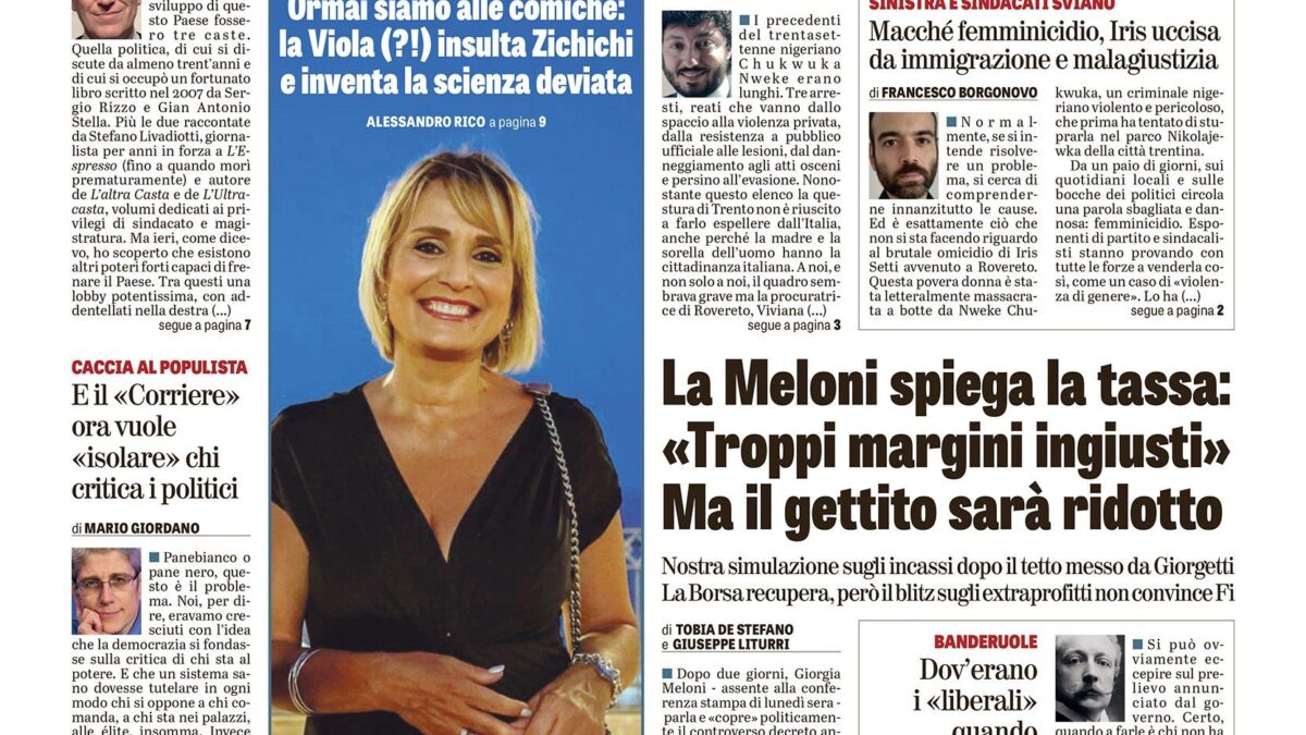 Oggi in edicola
