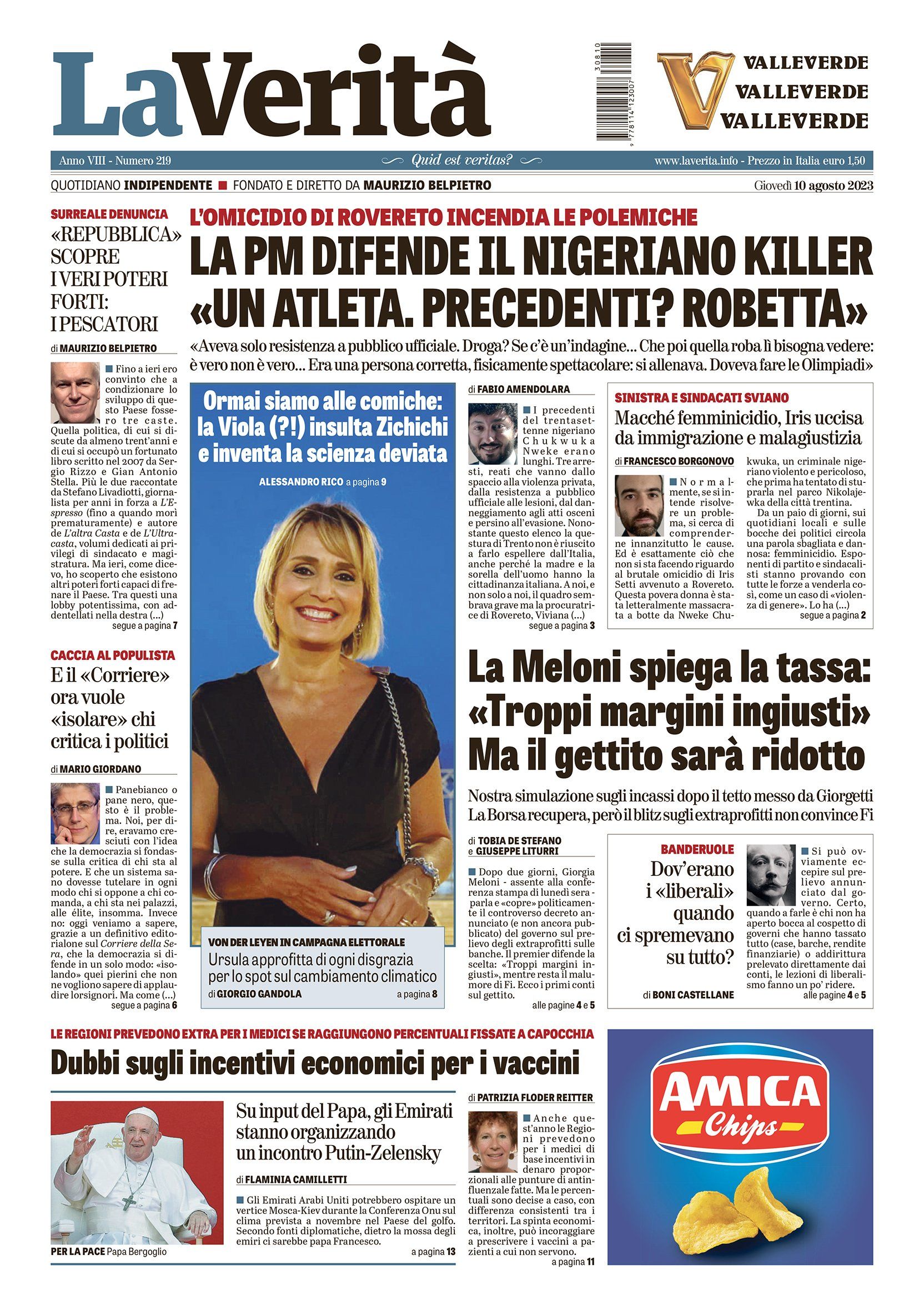 Oggi in edicola