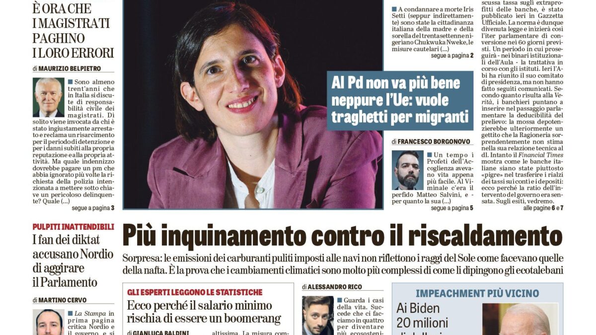 Oggi in edicola