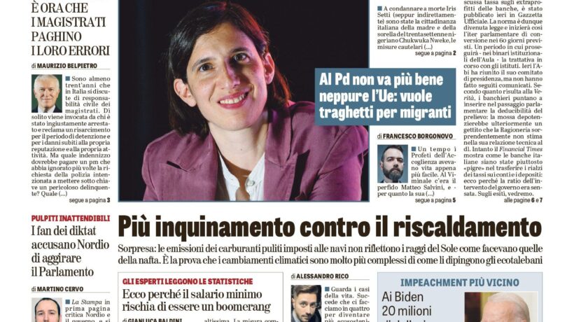 Oggi in edicola