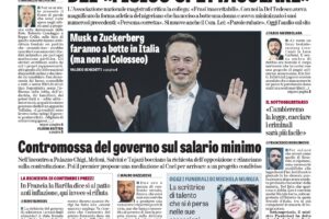 Oggi in edicola