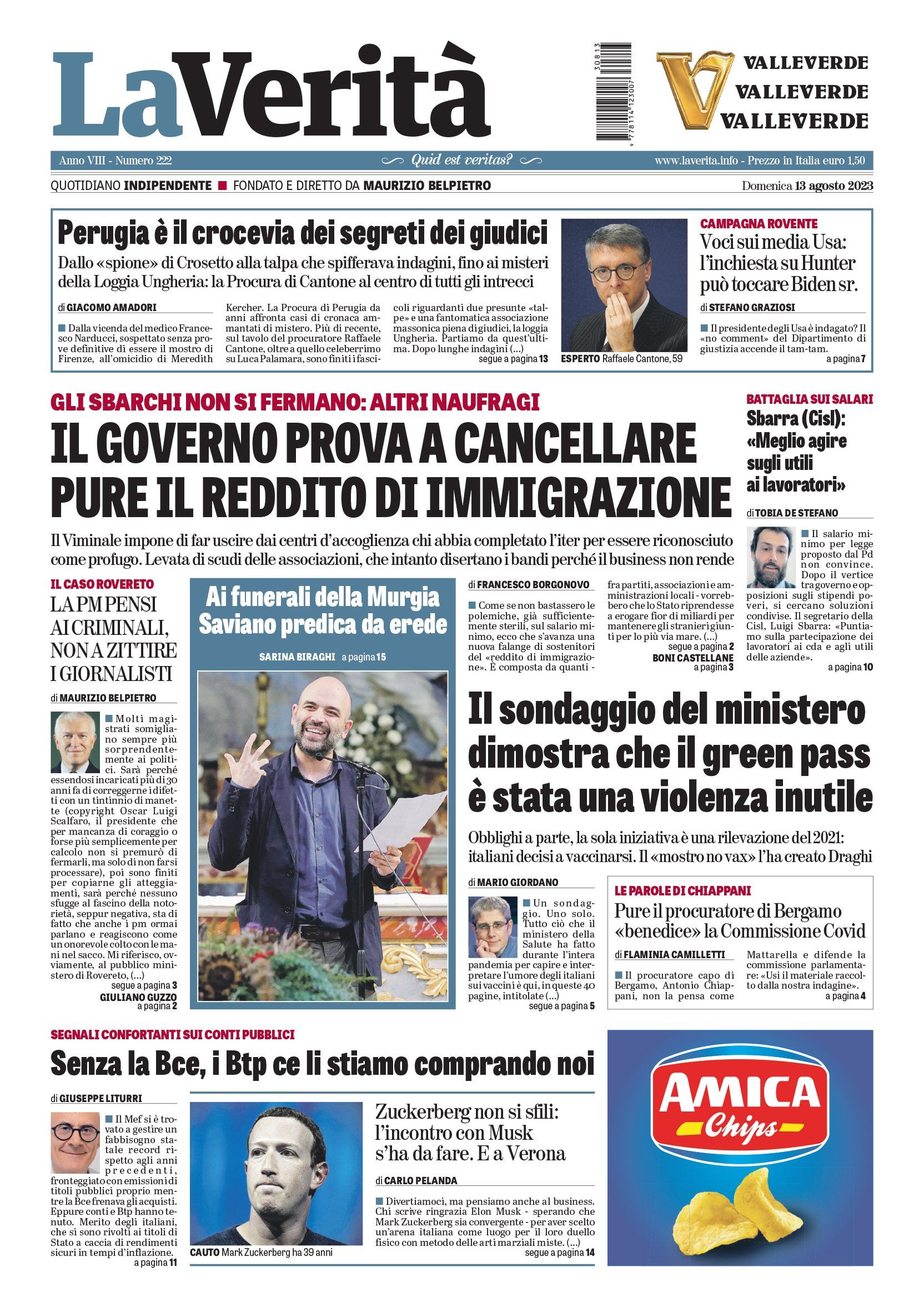 Oggi in edicola