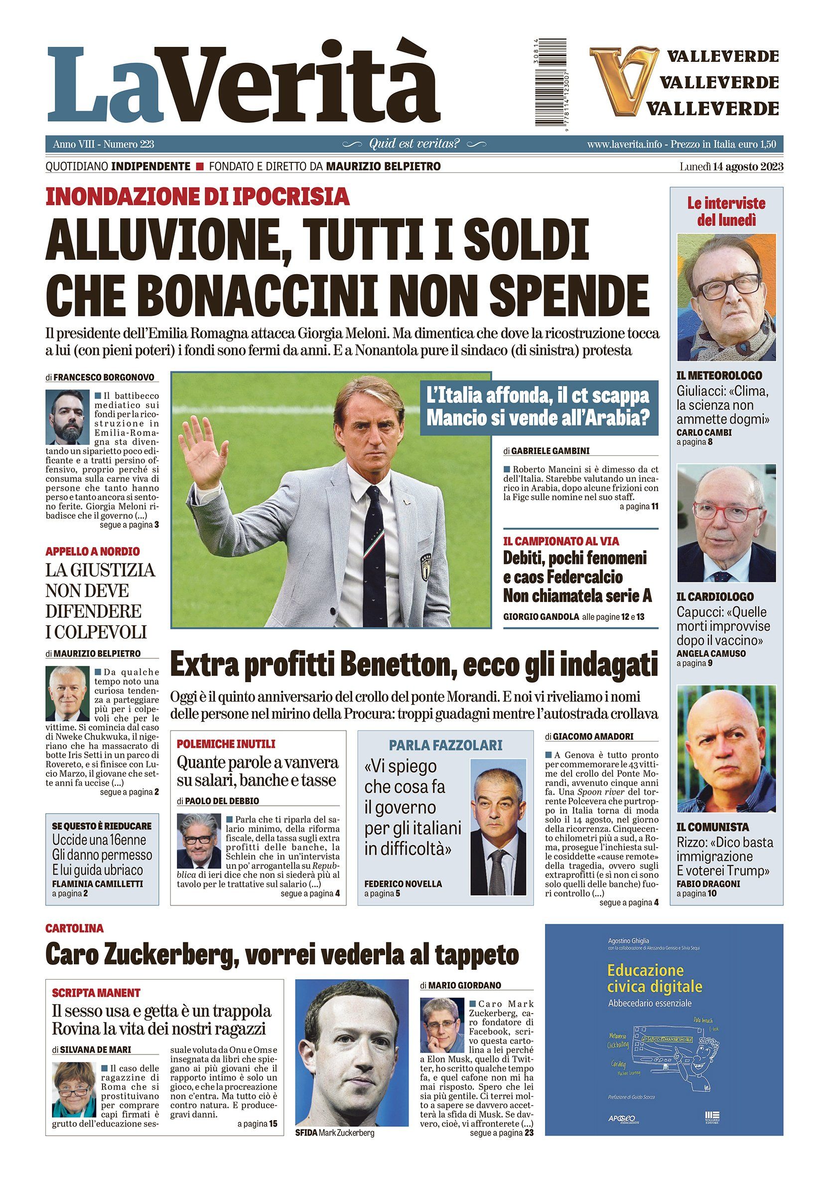 Oggi in edicola