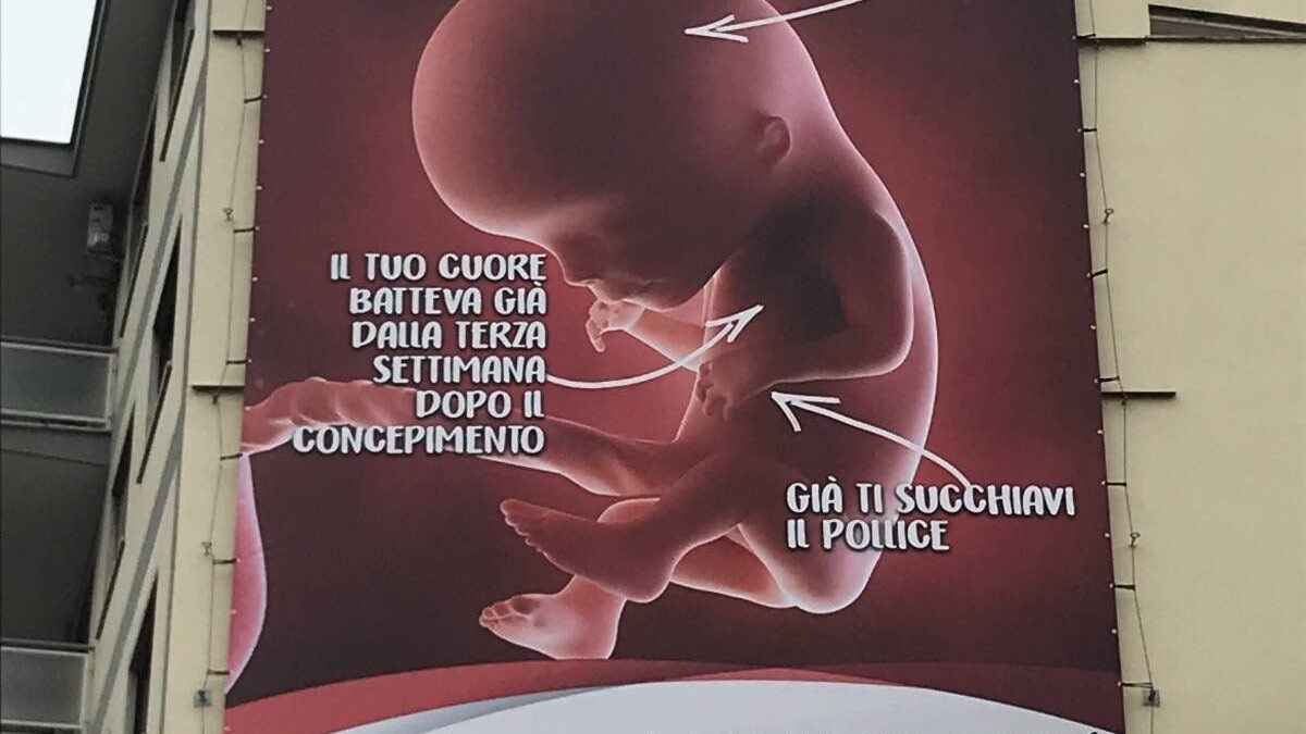 L’immagine del feto ormai fa tanta paura