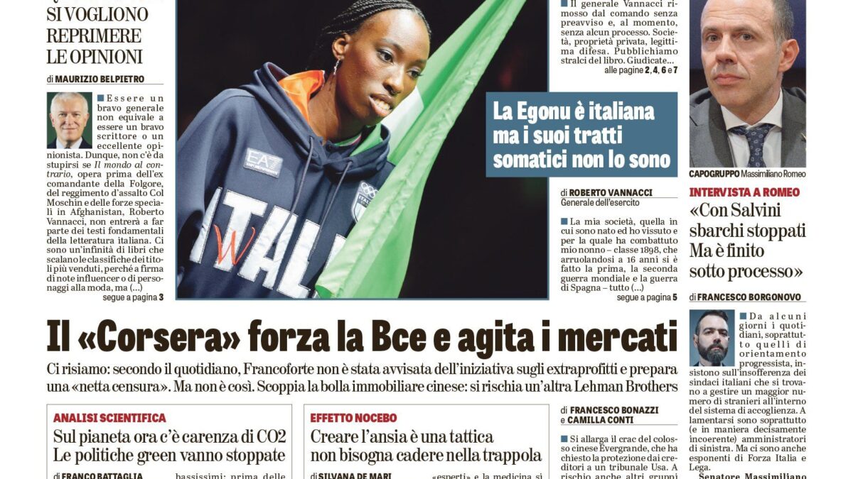 Oggi in edicola