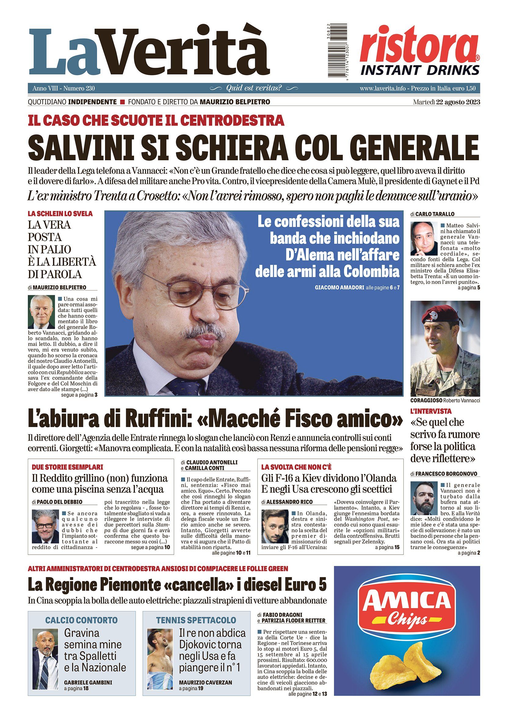 Oggi in edicola