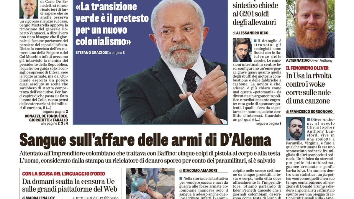 Oggi in edicola