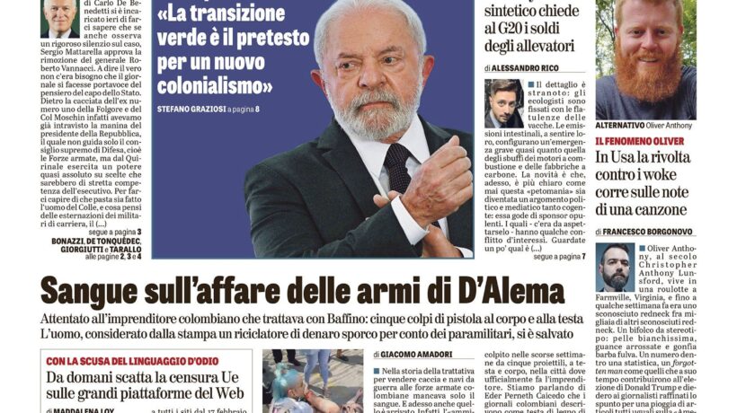 Oggi in edicola