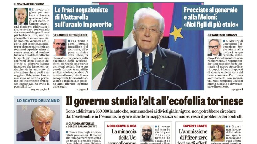 Oggi in edicola