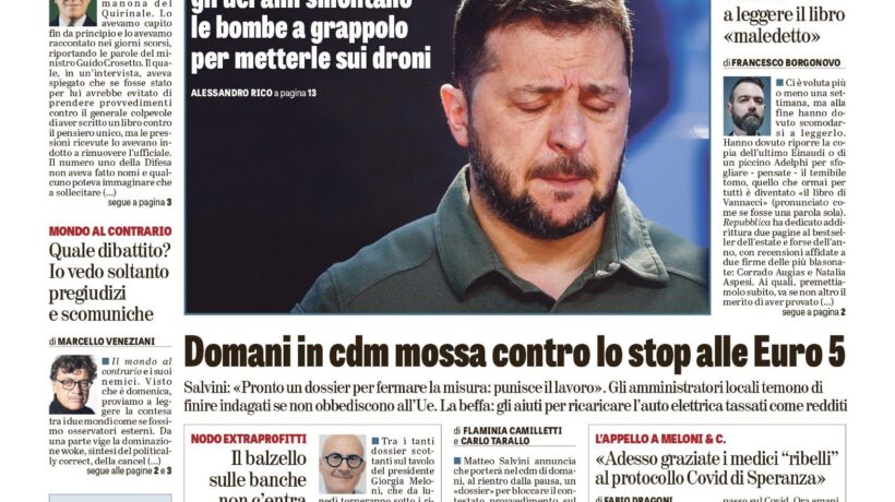 Oggi in edicola