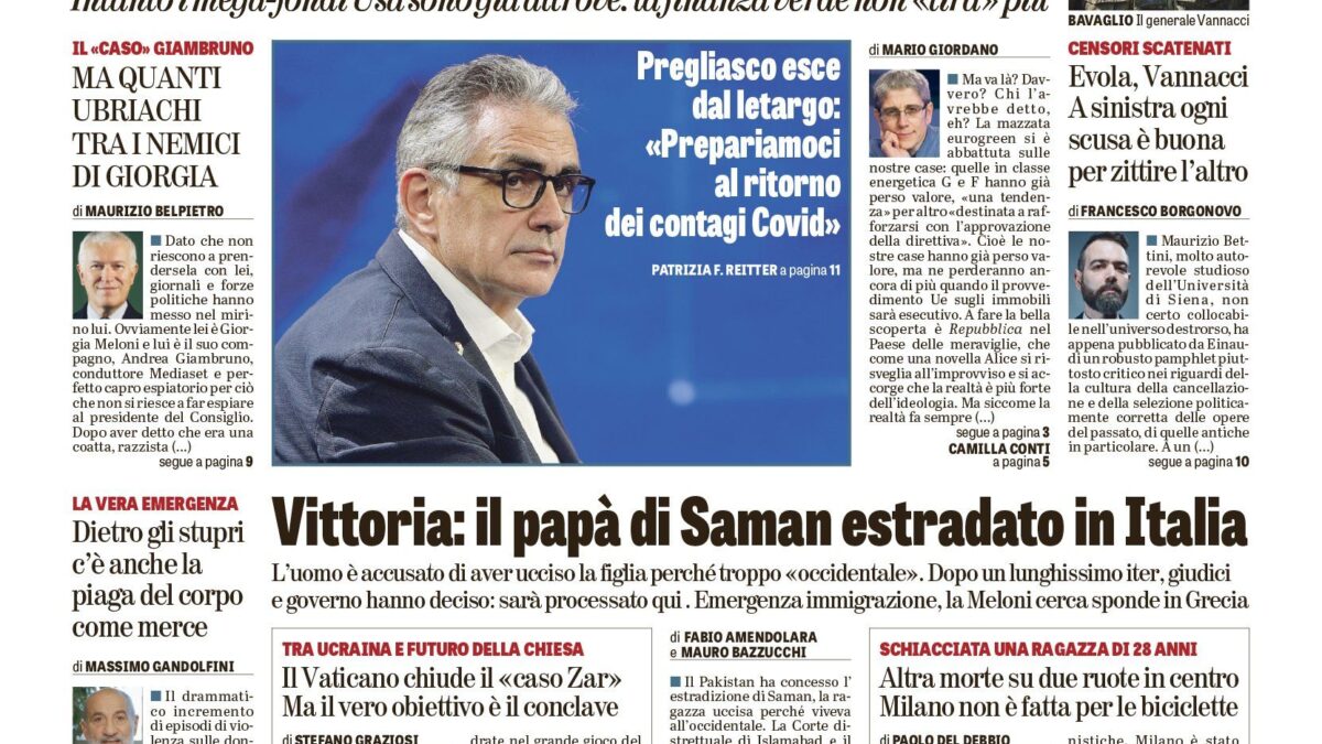 Oggi in edicola