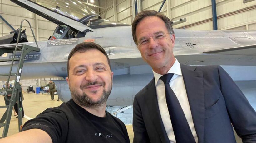 Rutte rassicura Kiev: «Vi forniremo gli F-16»