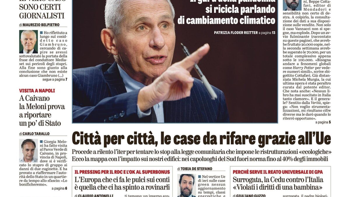 Oggi in edicola