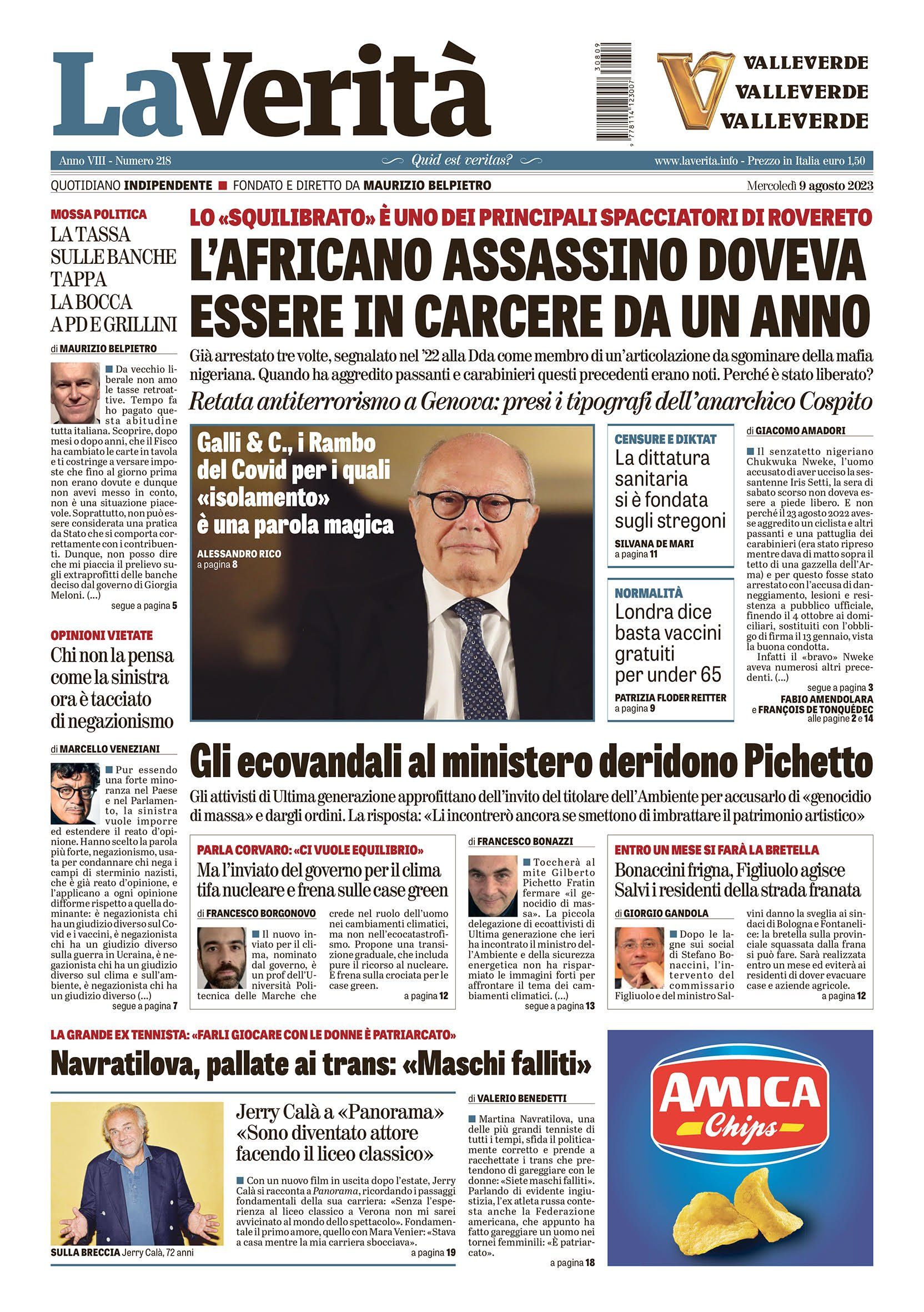 Oggi in edicola