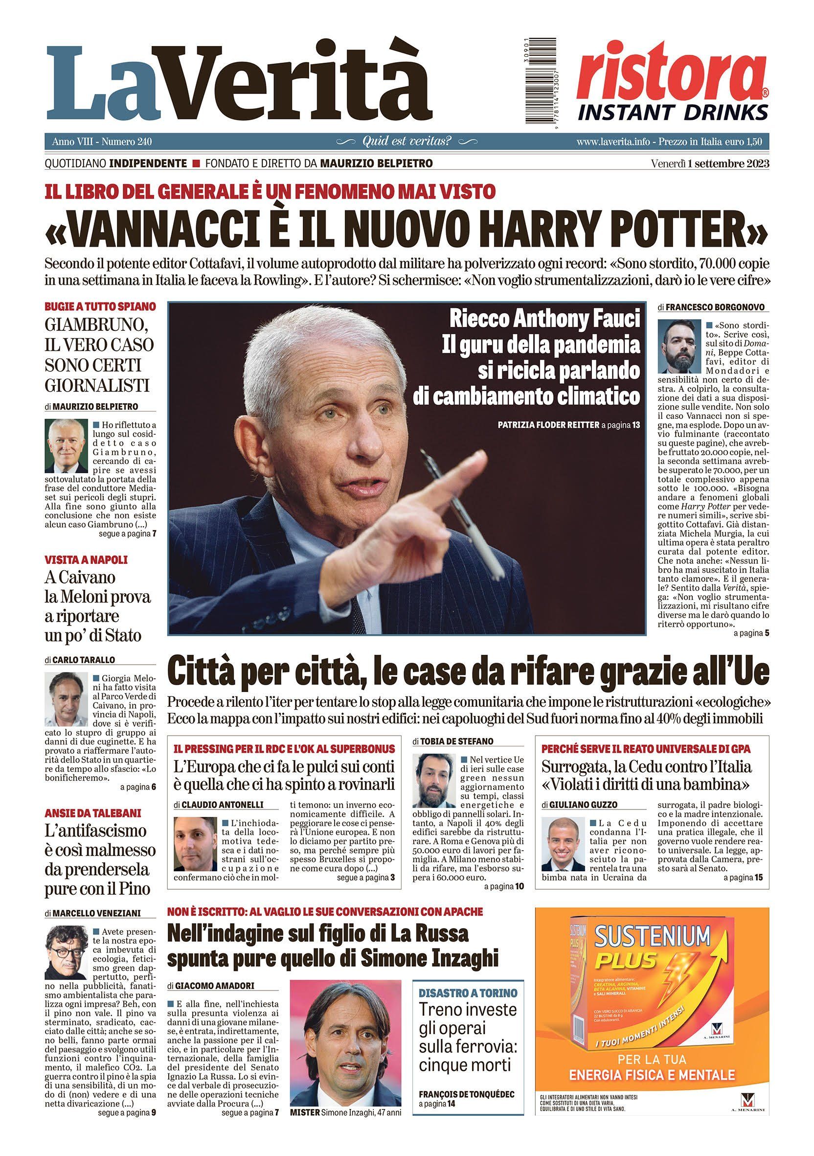 Oggi in edicola