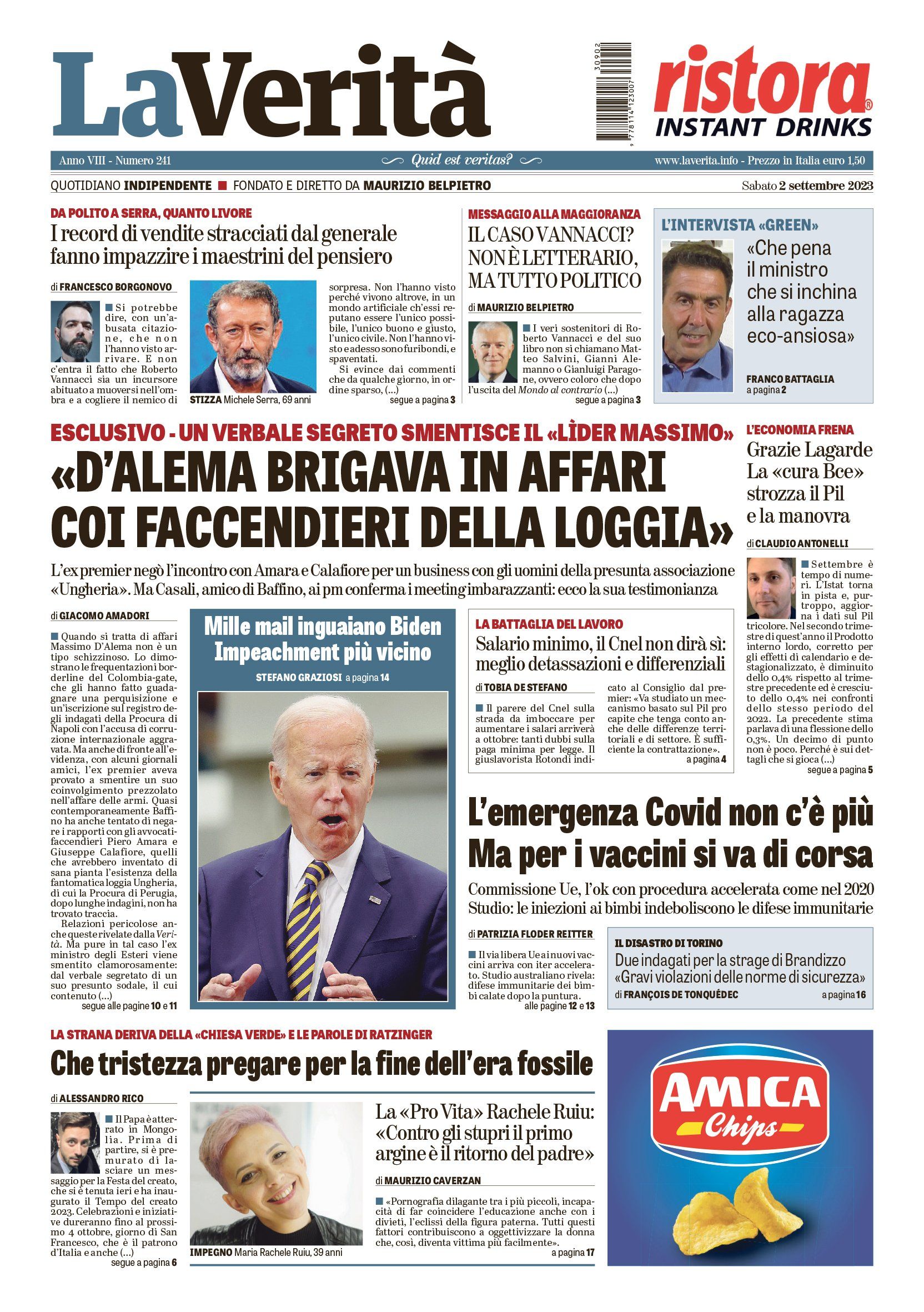 Oggi in edicola