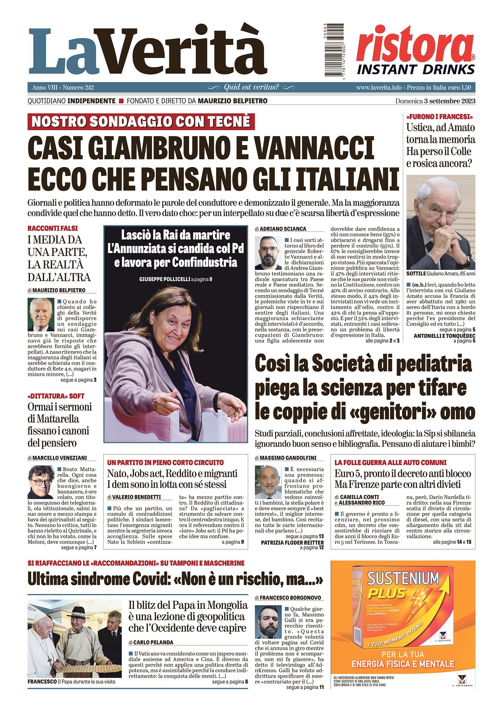 Oggi in edicola