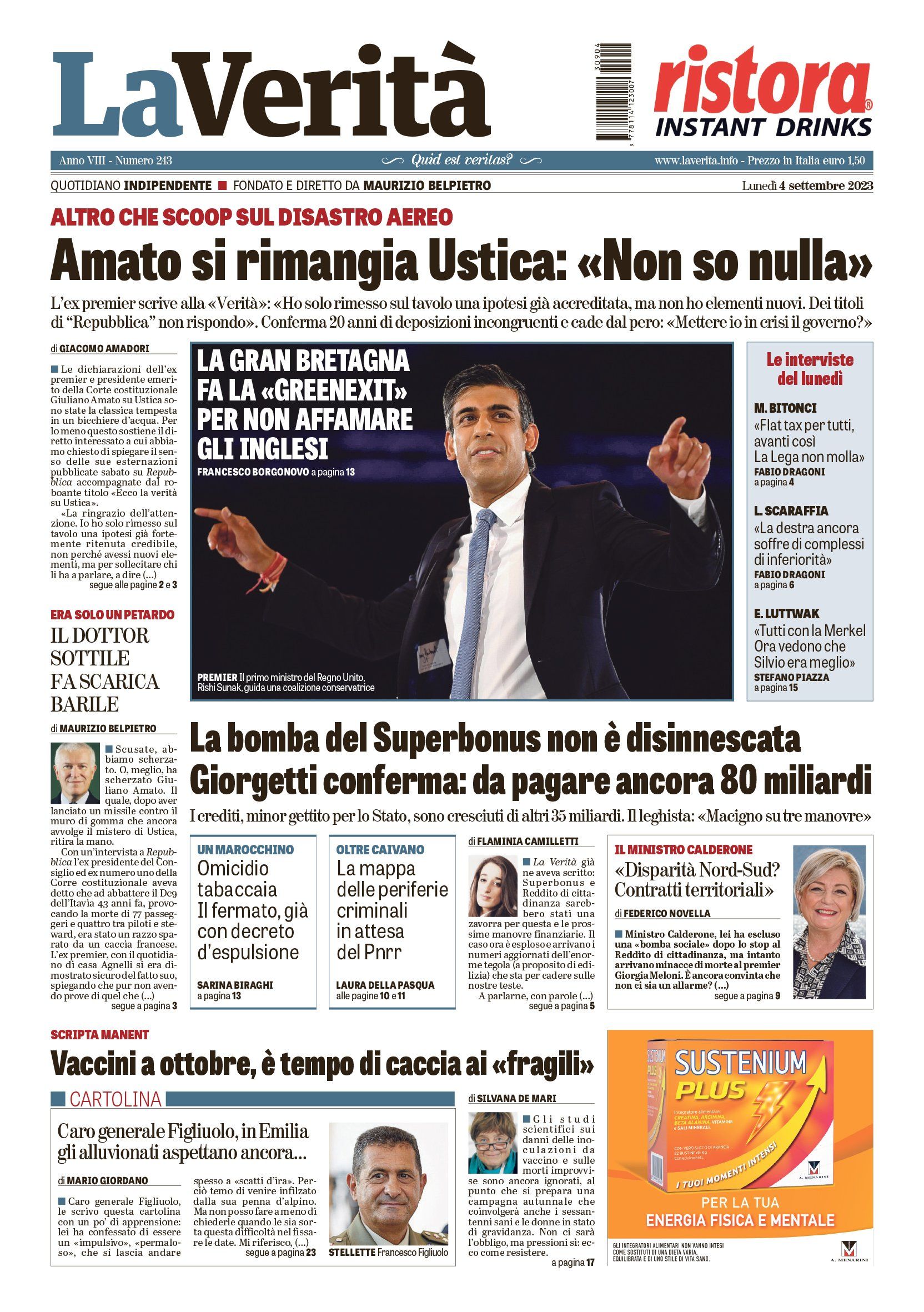 Oggi in edicola