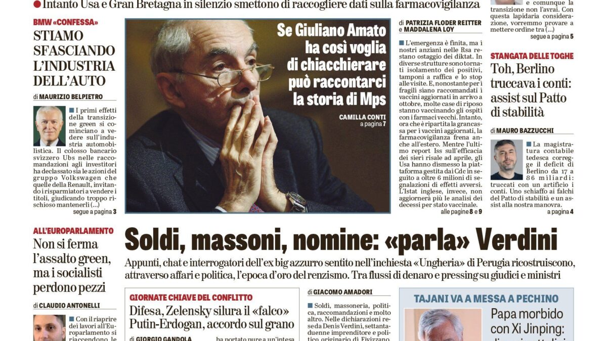 Oggi in edicola