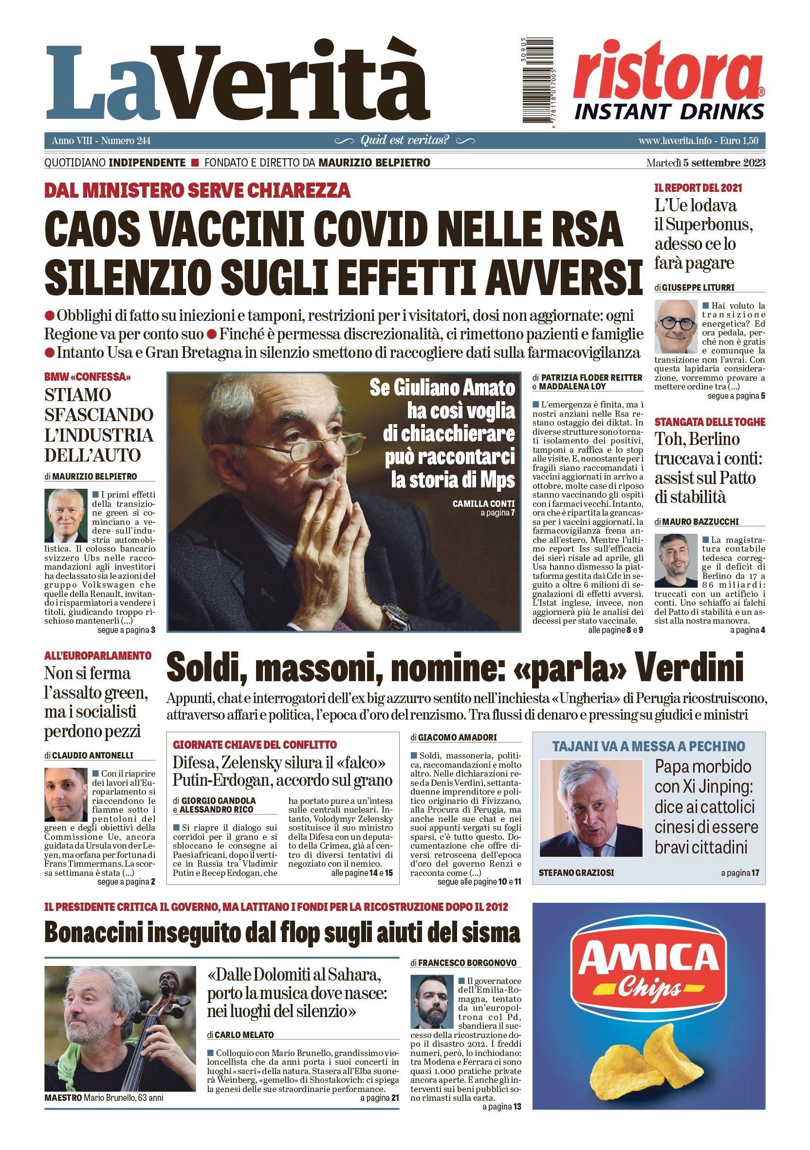 Oggi in edicola