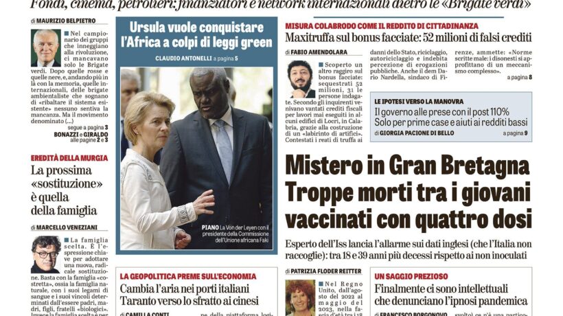 Oggi in edicola