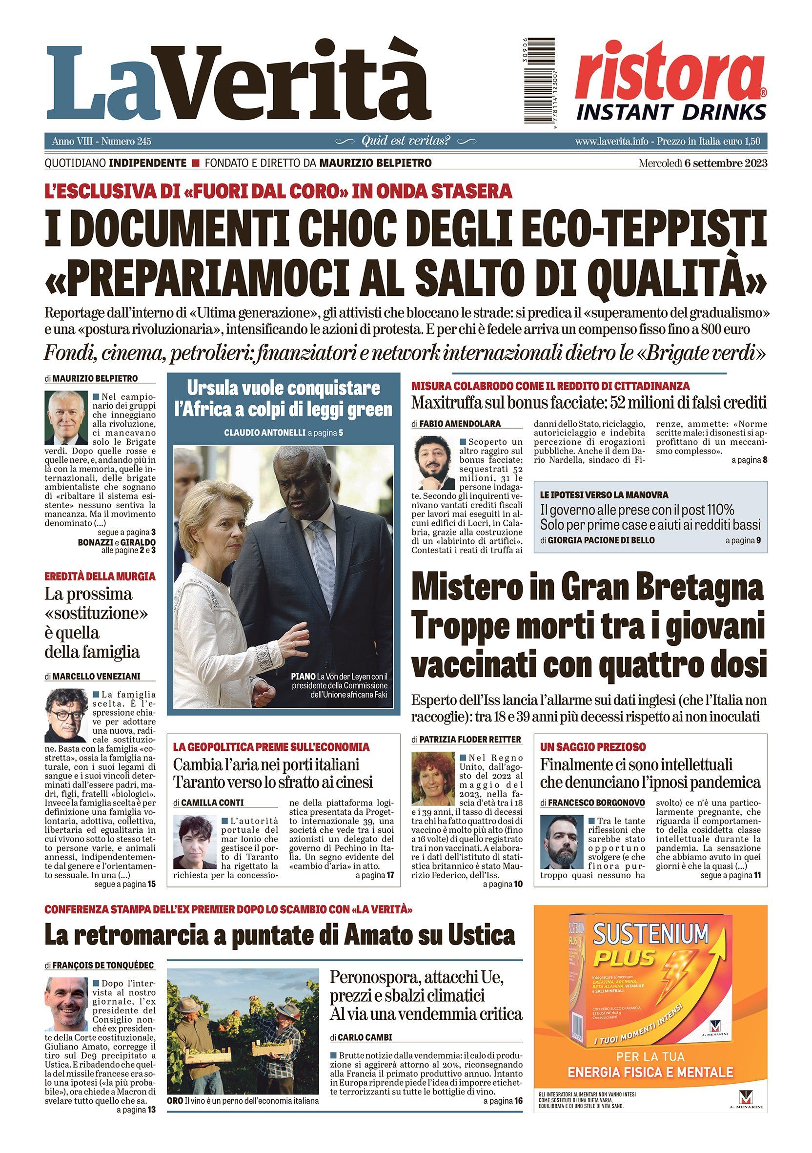 Oggi in edicola