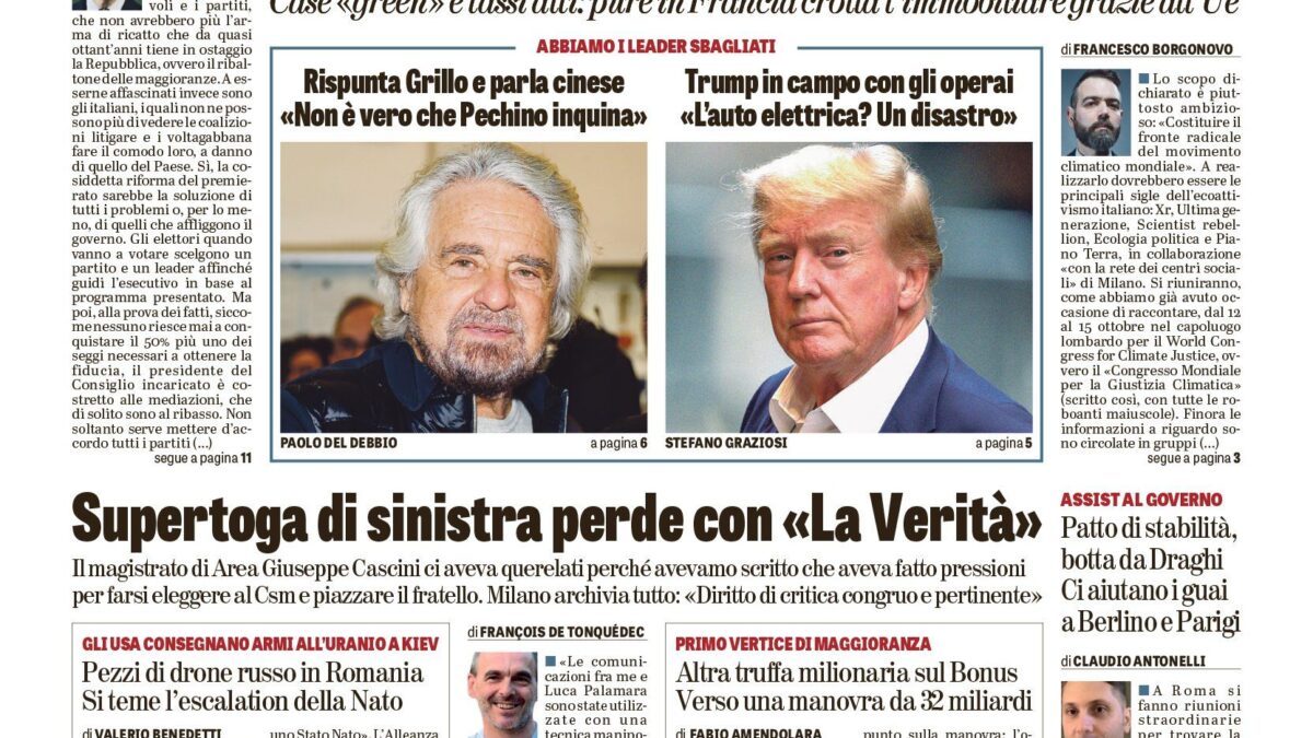 Oggi in edicola