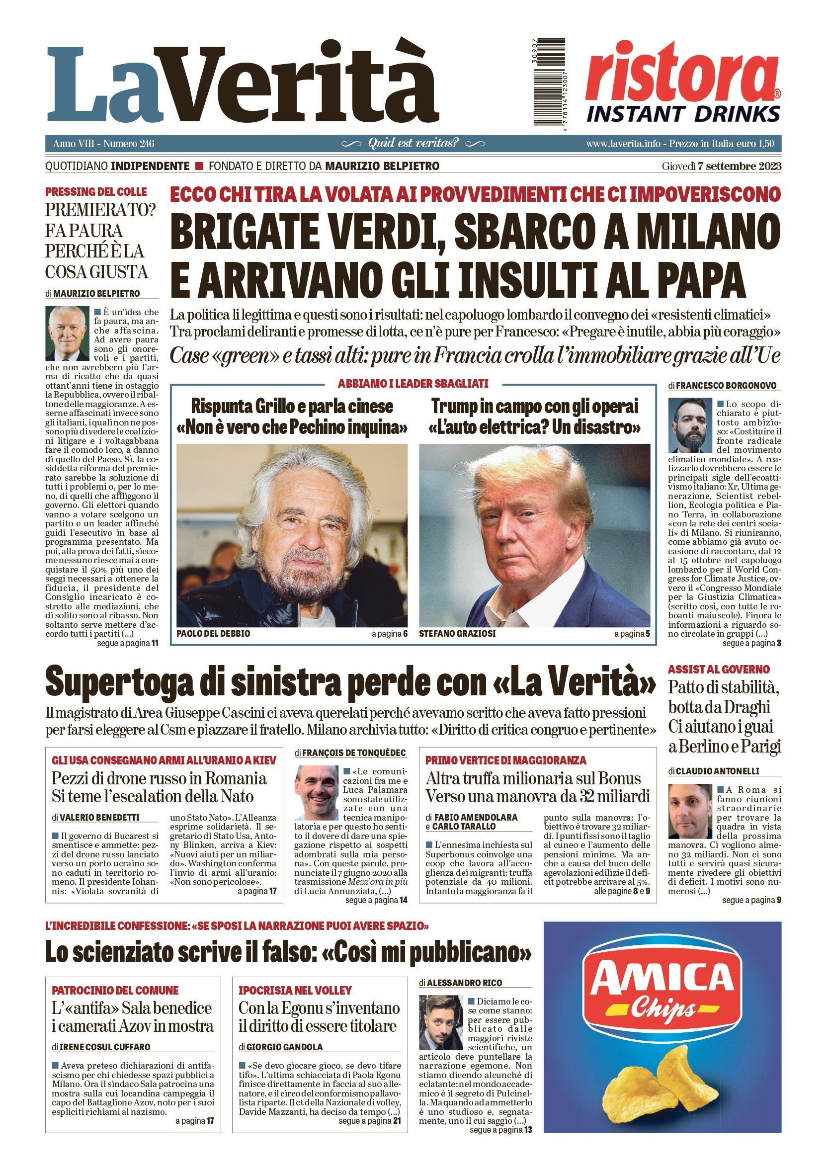 Oggi in edicola