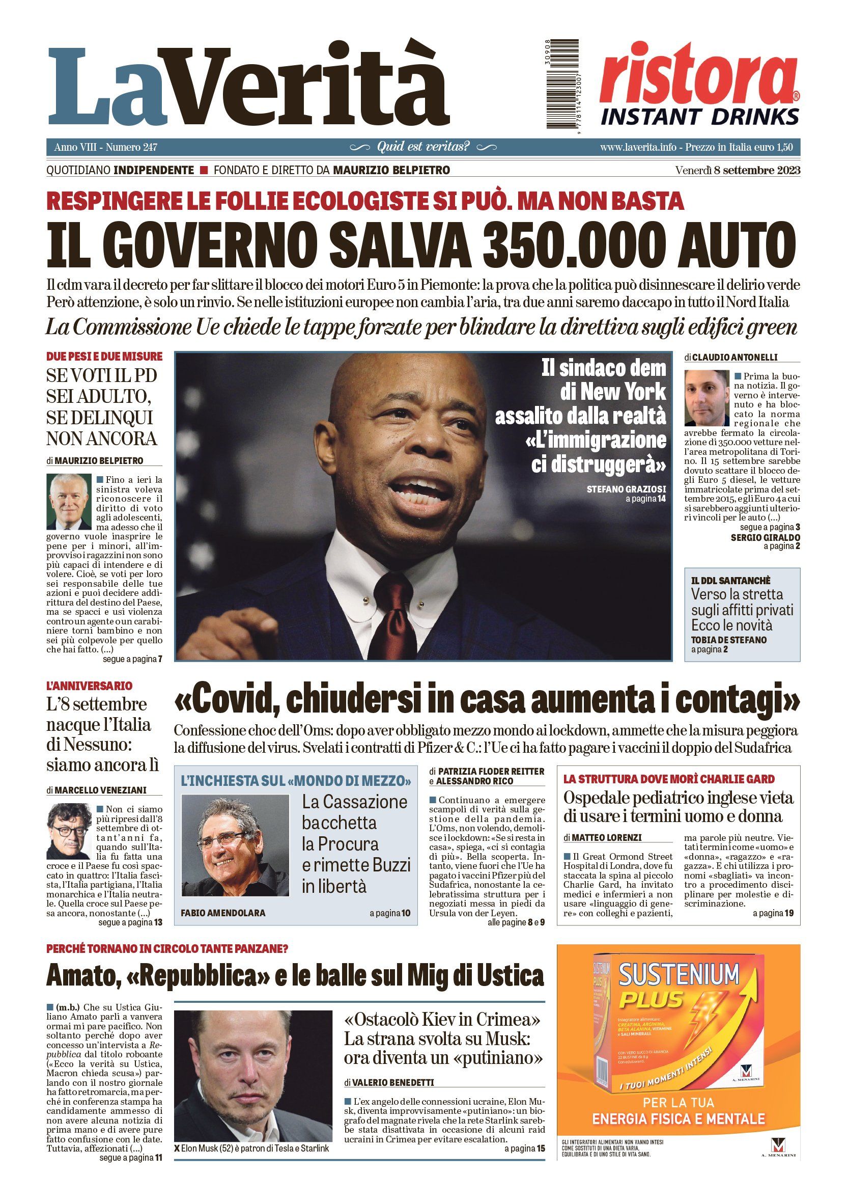 Oggi in edicola