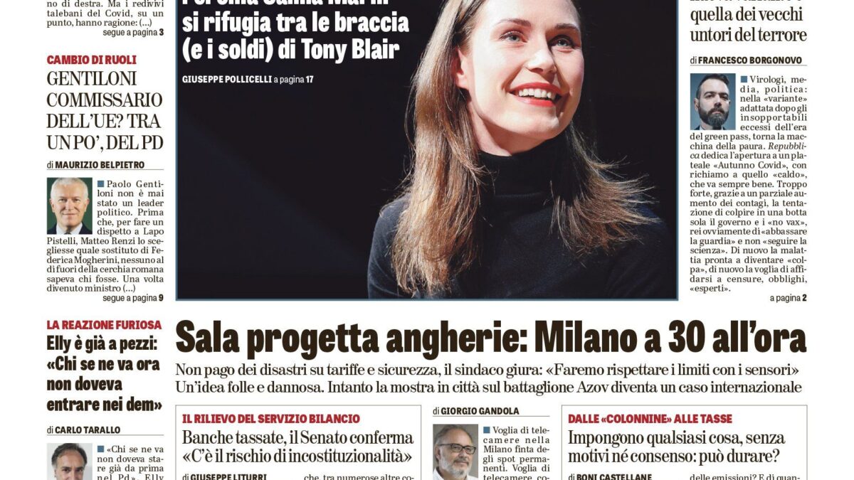 Oggi in edicola