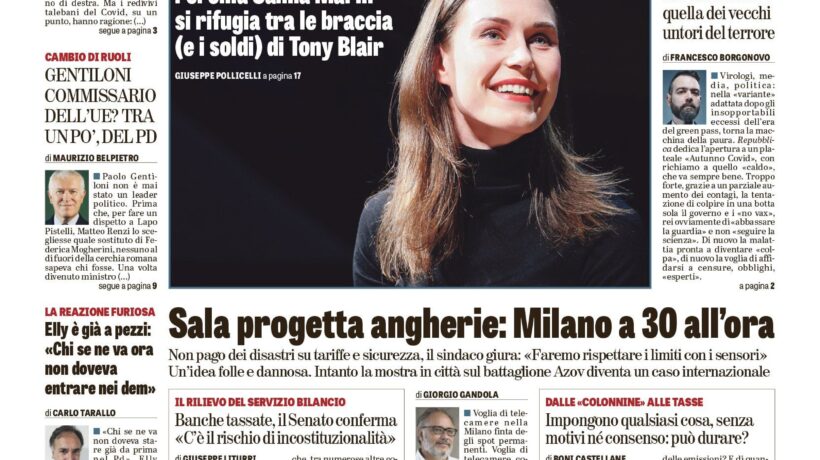 Oggi in edicola